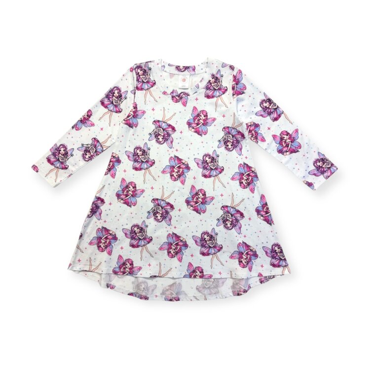 Esme Fairies LS Hi/Low Dress