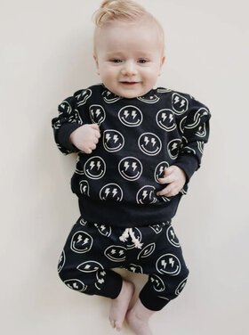 Lucky Panda Kids Electric Smiley Jogger Set