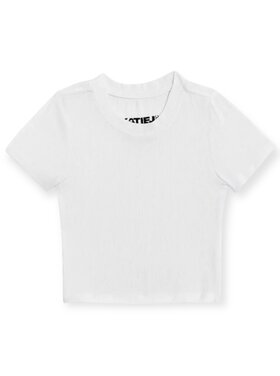 Katie J NYC Livi Ribbed Babydoll Tee