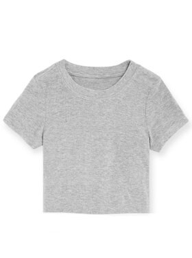 Katie J NYC Livi Ribbed Babydoll Tee