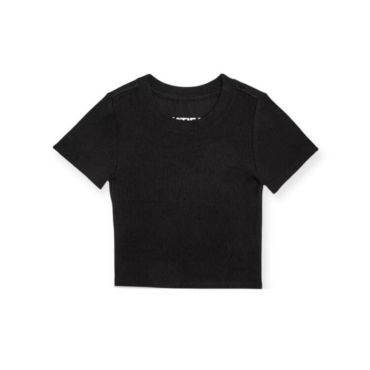 Katie J NYC Livi Ribbed Babydoll Tee