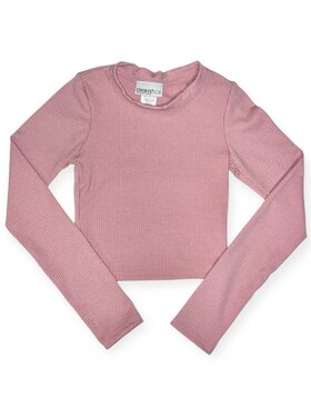 Cheryl Creations Kids Ribbed LS Top