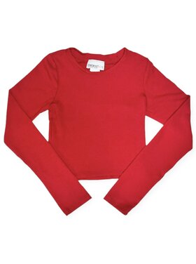 Cheryl Creations Kids Ribbed LS Top