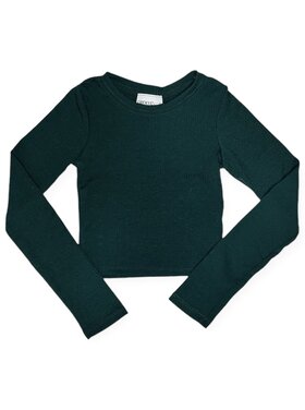 Cheryl Creations Kids Ribbed LS Top