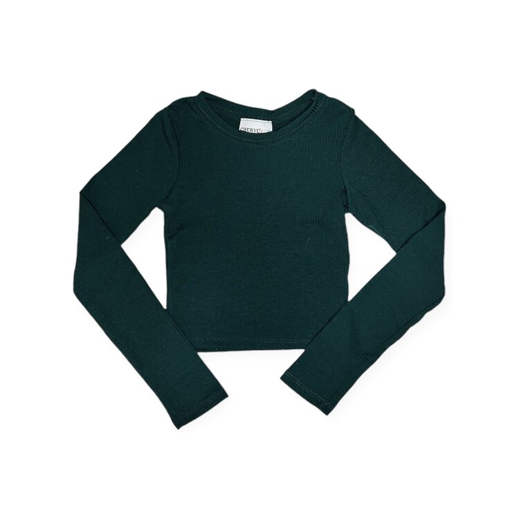 Cheryl Creations Kids Ribbed LS Top
