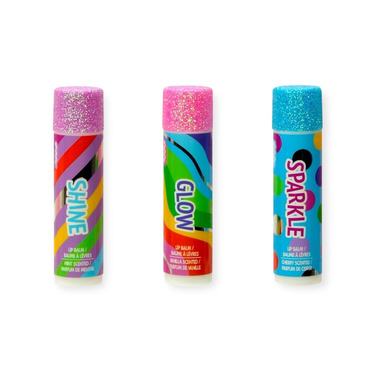 Iscream Tinsel & Glow Lip Balm Set