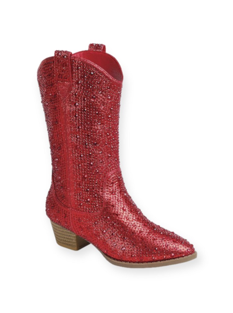 CALAKIDS XO XO Tall Bling Western Boot