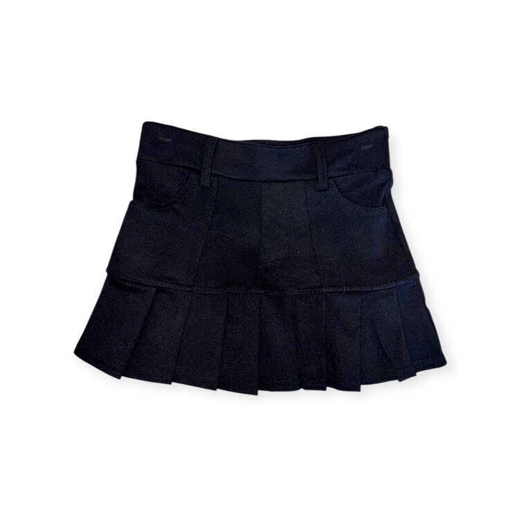 Cheryl Creations Kids Ponte Pleated Skort