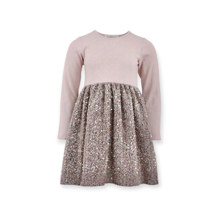 Dollfaced Kids Winter Rose Dress Legging Set *