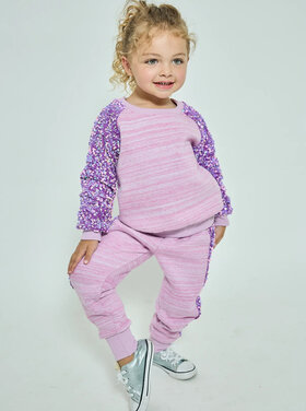 Dollfaced Kids Sporty Princess Sweatsuit Set