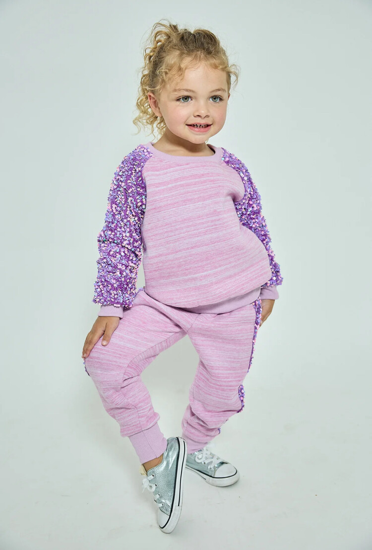 Dollfaced Kids Sporty Princess Sweatsuit Set
