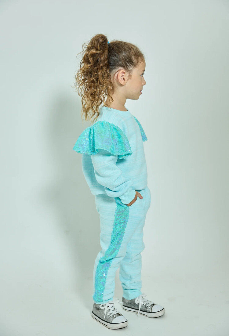 Dollfaced Kids Enchanted Sequined Sweatsuit Set