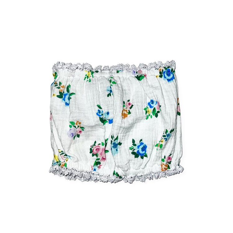 Flowers by Zoe Floral Gauze Tube Top