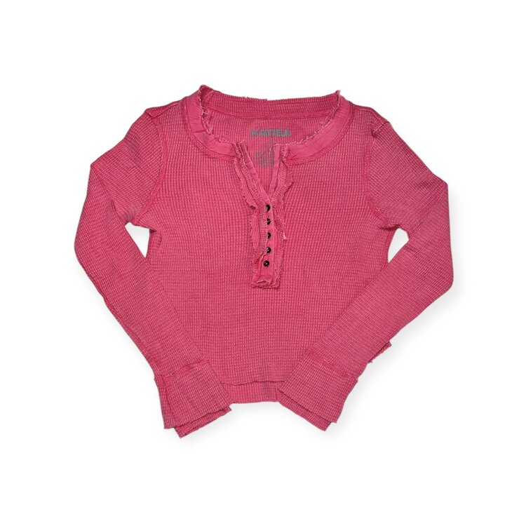 Katie J NYC Wesley Waffle Top