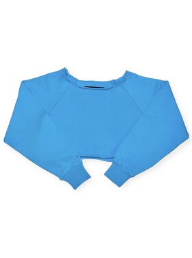 Katie J NYC Shane Off Shoulder Crop Sweatshirt