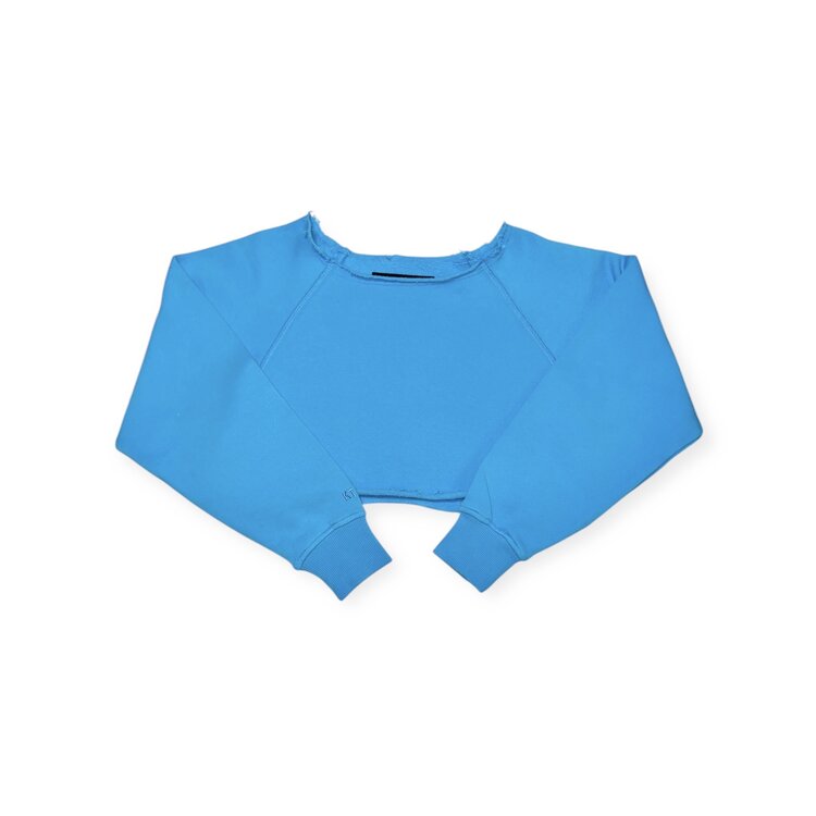 Katie J NYC Shane Off Shoulder Crop Sweatshirt