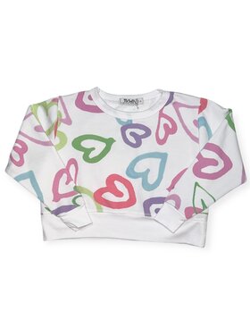 T2 Love Mixed Hearts Sweatshirt
