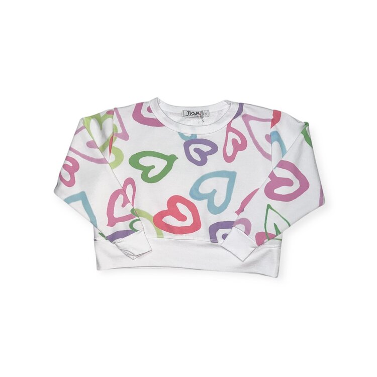 T2 Love Mixed Hearts Sweatshirt