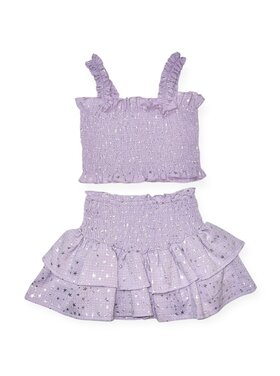 Tweenstyle Mini Stars Smocked Skort Set