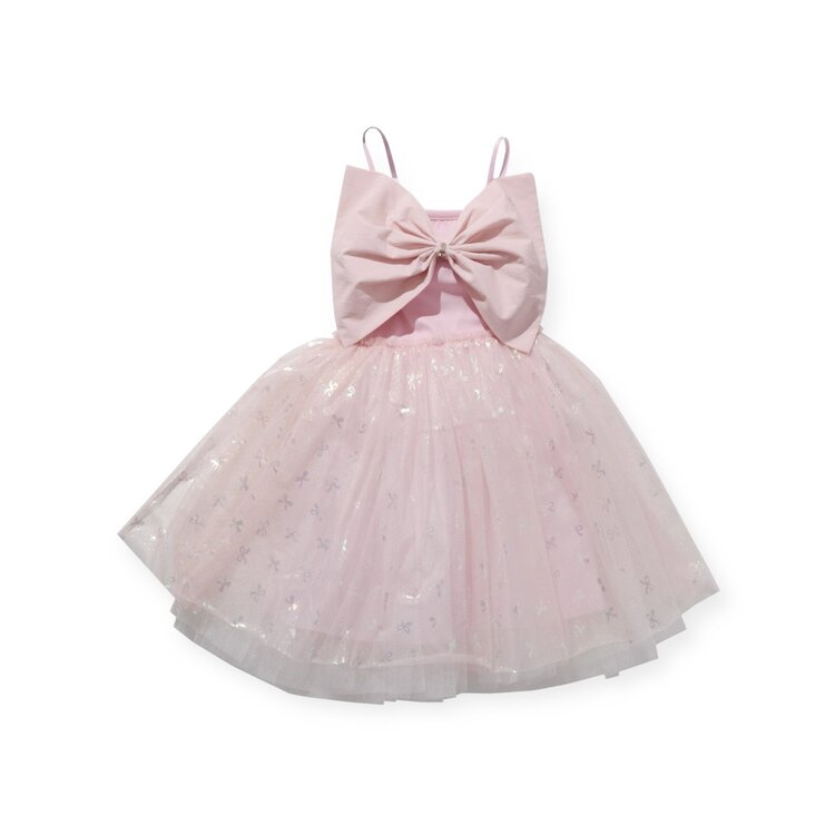 Petite Hailey Big Bow Tutu Dress