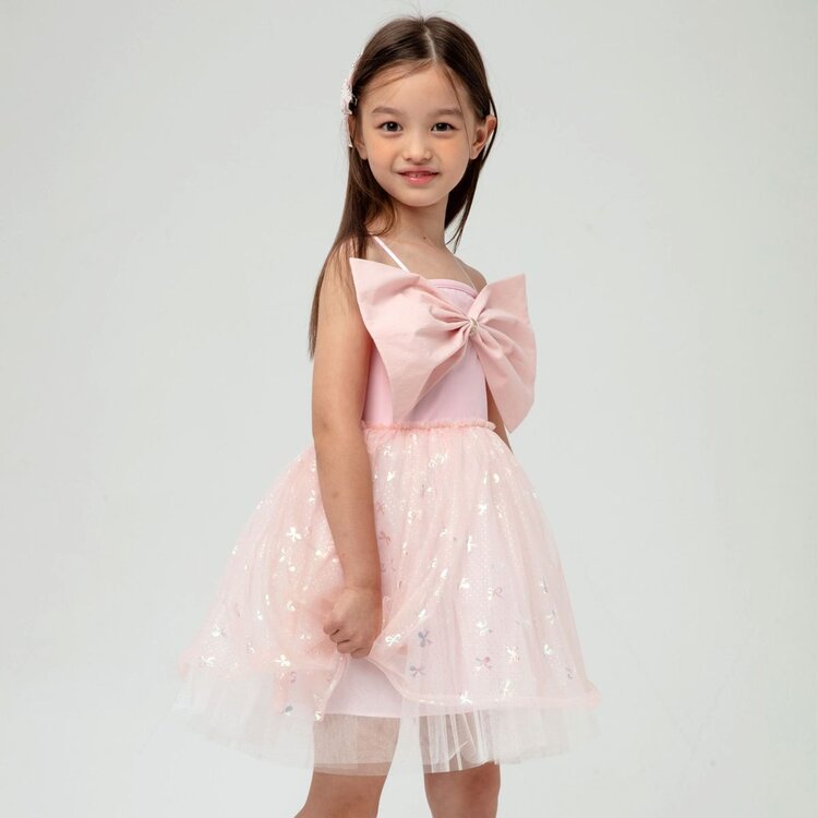 Petite Hailey Big Bow Tutu Dress