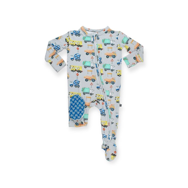 Lev Baby Mark Zip Footie