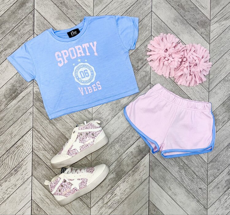 Flowers by Zoe Contrast Trim Shorts