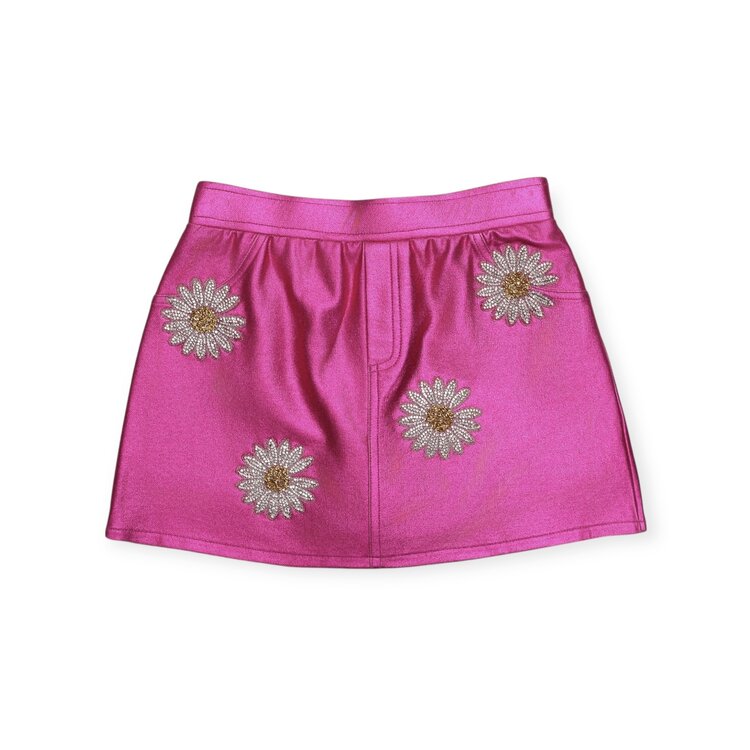 Mia New York Daisy Metallic Skort