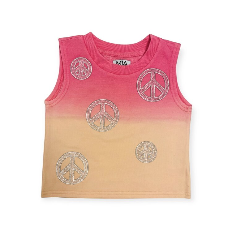 Mia New York Peace Ombre Tank