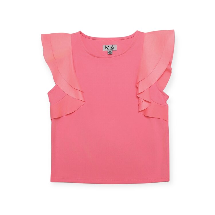 Mia New York Flutter Top