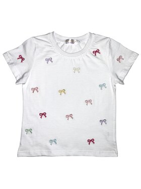 Tweenstyle Embroidered Mini Bows Tee