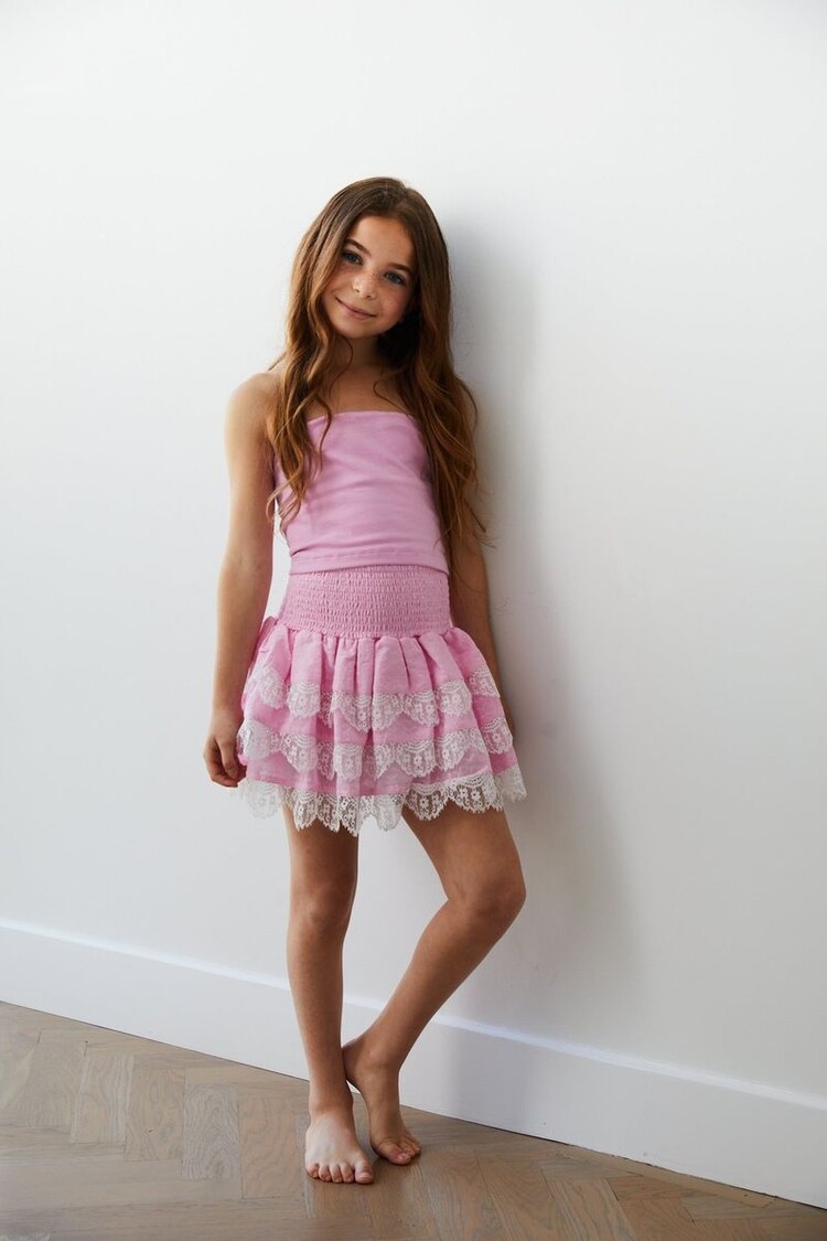 THEME Luna Heart Lace Skirt