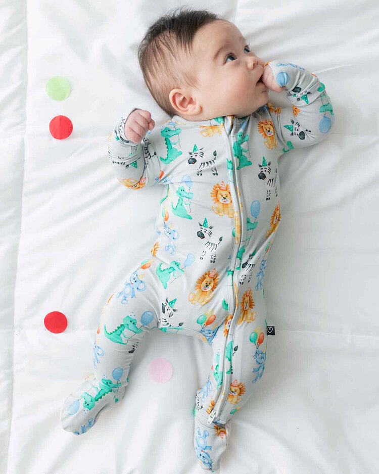 Lev Baby Evan Zip Footie
