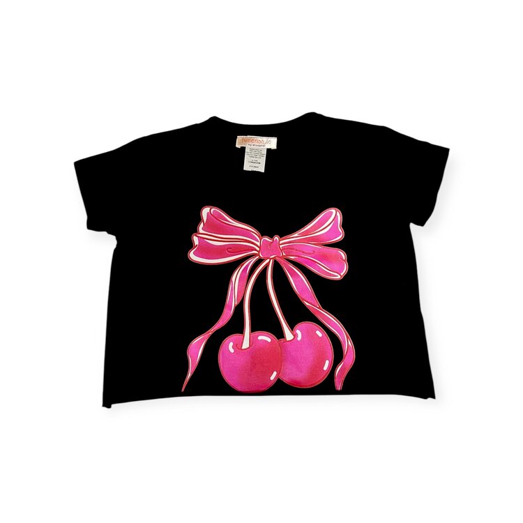 Tweenstyle Pretty Cherries Crop Tee