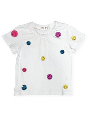 Tweenstyle Mini Sequin Smiles Tee