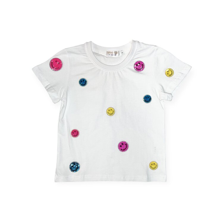 Tweenstyle Mini Sequin Smiles Tee