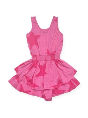 T2 Love Stars Double Layer Tank Romper