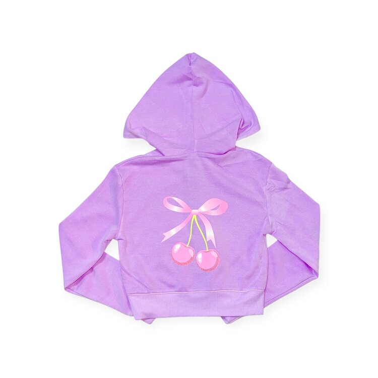 Firehouse Bow Cherry Zip Hoodie