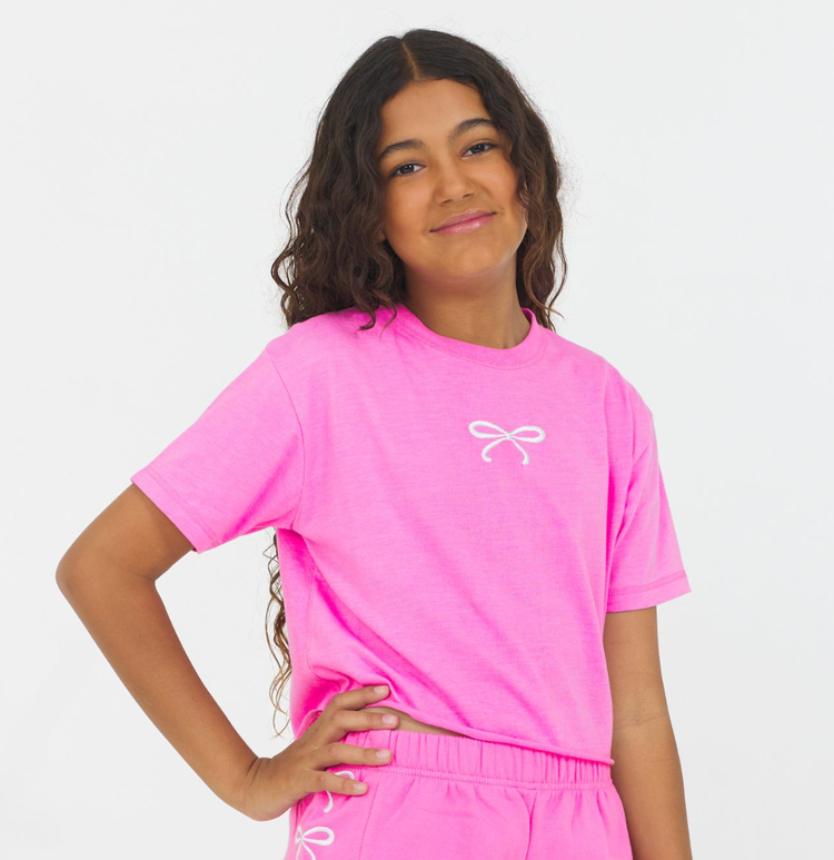 Vintage Havana Embroidered Bow Tee