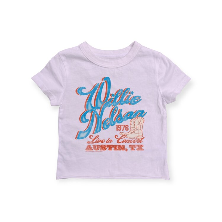 Rowdy Sprout Willie Nelson Austin Fitted Tee