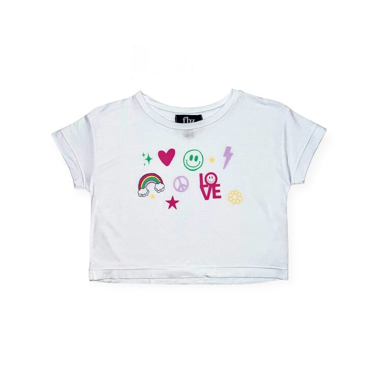 Flowers by Zoe Peace Love Tee