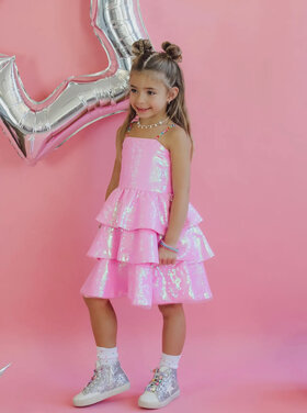 Ellie & Mila Sequin Gem Dress