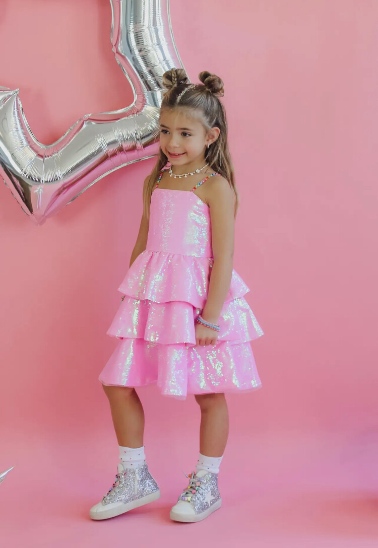 Ellie & Mila Sequin Gem Dress