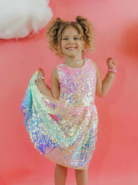 Ellie & Mila Ombre Sequin Dress