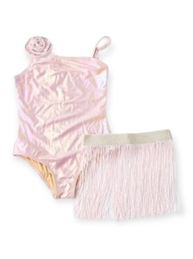 Shade Critters Metallic Rose One Shoulder & Skirt