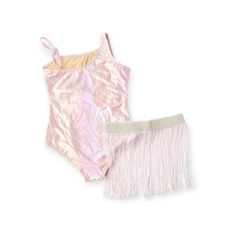 Shade Critters Metallic Rose One Shoulder & Skirt