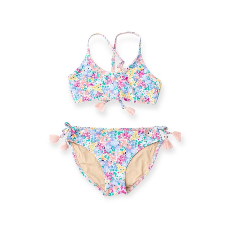 Shade Critters Spring Blooms Tie Back Bikini