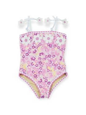 Shade Critters Crochet Pom Pom Ditsy Floral One Piece