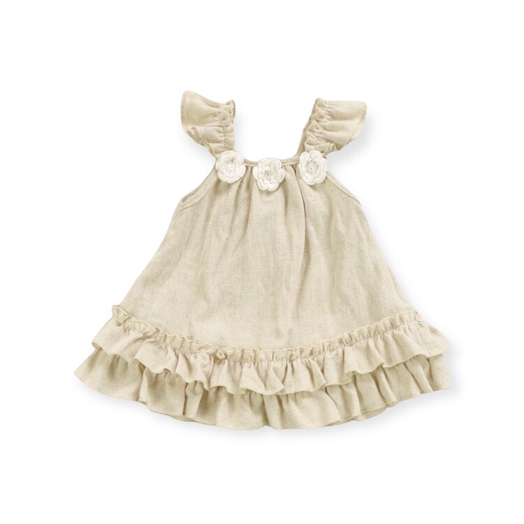 Cozii Flower Ruffle Dress