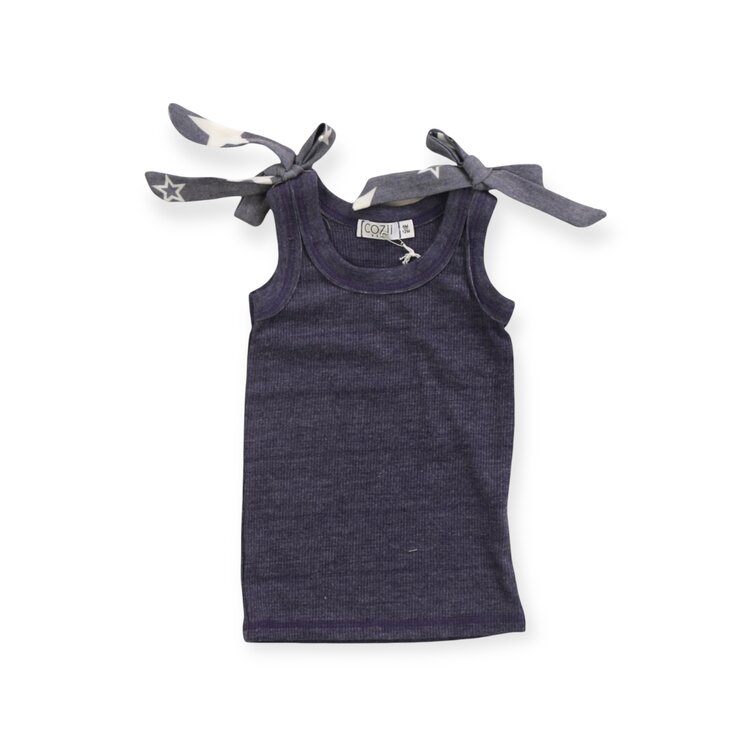 Cozii Contrast White Star Bow Tank